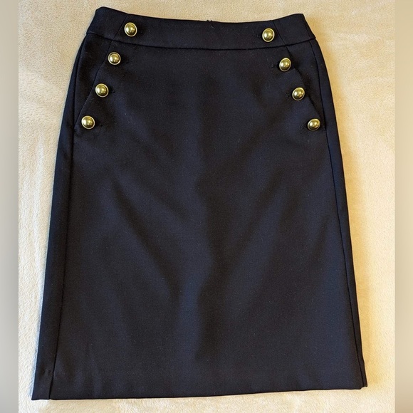 Navy skirt LOFT - Picture 1 of 3